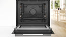 BOSCH HMG776NB1 Combi Oven With Microwave 60cm Serie8 H*60cm 67Lit Black+S.Steel Handel
