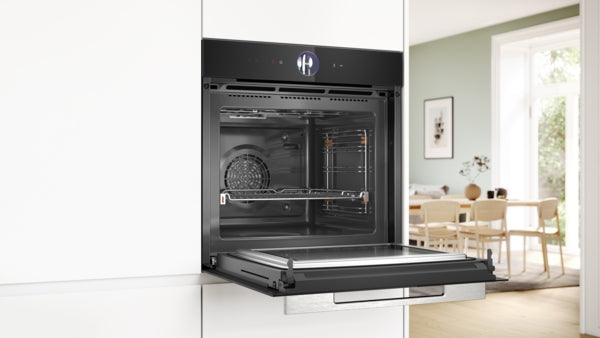Bosch HMG776NB1 Serie 8 Built-In Combi Oven with Microwave 60cm 67L Black + Stainless Steel Handle - Bosch Built-in microwave / combi oven product image 4