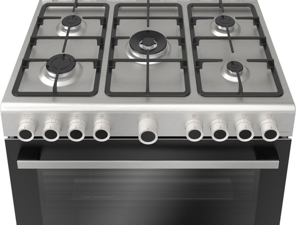 Bosch HGVDF0V51Q Serie 4 Freestanding Gas Cooker 90 cm 125L Stainless Steel