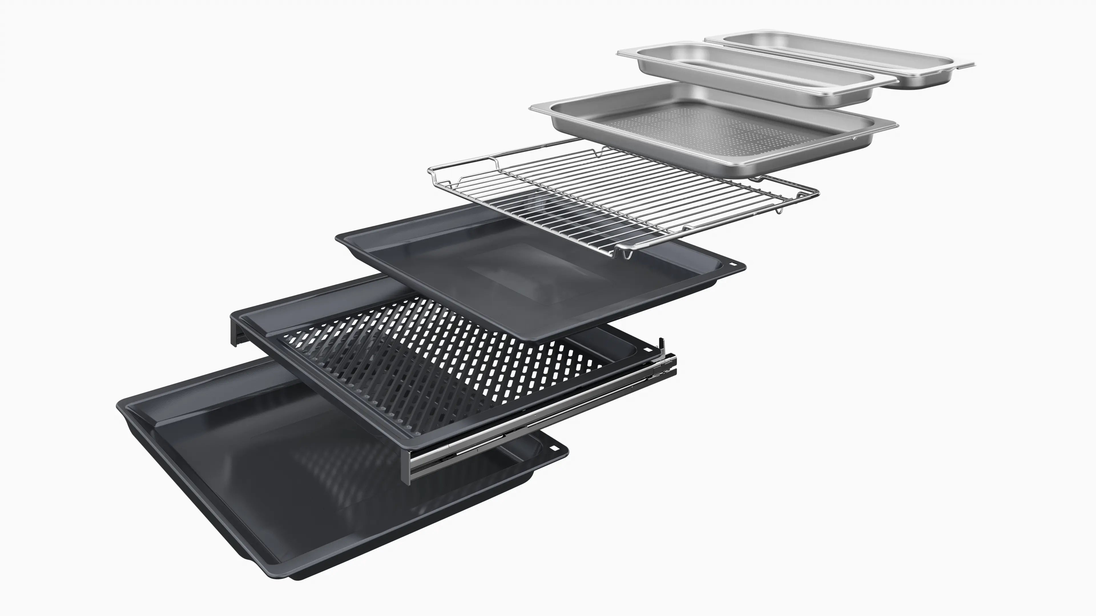 Bosch HSG958DB1S Serie 8 Built-In Combi Steam Oven 60cm 71L Black - Bosch Built-in steam oven product image 9
