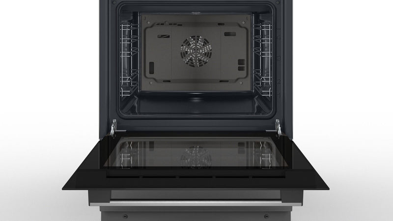 Bosch HXC39AG51Q Freestanding Dual Fuel Cooker Serie6 60cm 66Lit Eco Clean S.Steel