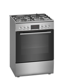 Bosch HXC39AG51Q Freestanding Dual Fuel Cooker Serie6 60cm 66Lit Eco Clean S.Steel