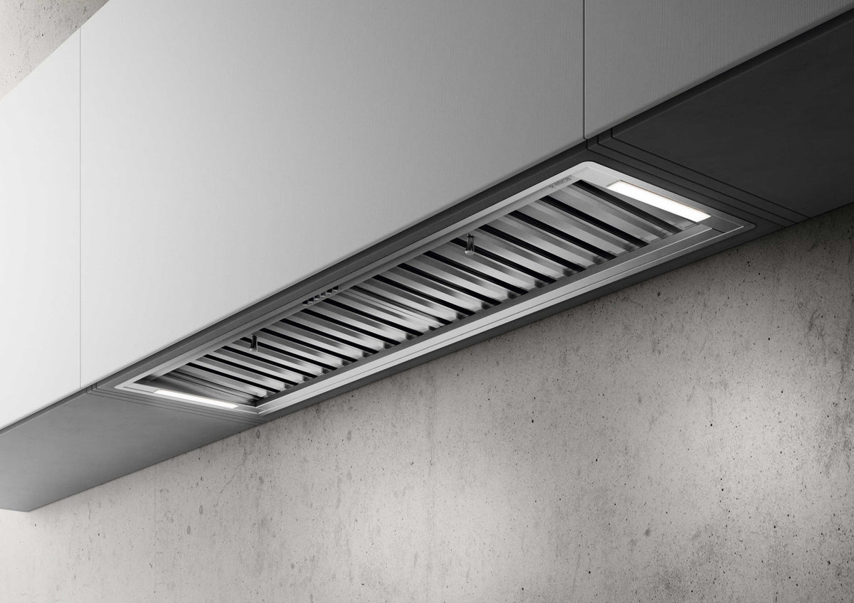Elica CT35 PRO IX/A/120 built-in hood 120 cm stainless steel close-up underside view