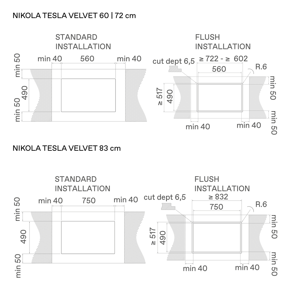 Elica NIKOLATESLA VELVET BL/A/83 extractor induction hob product image 6