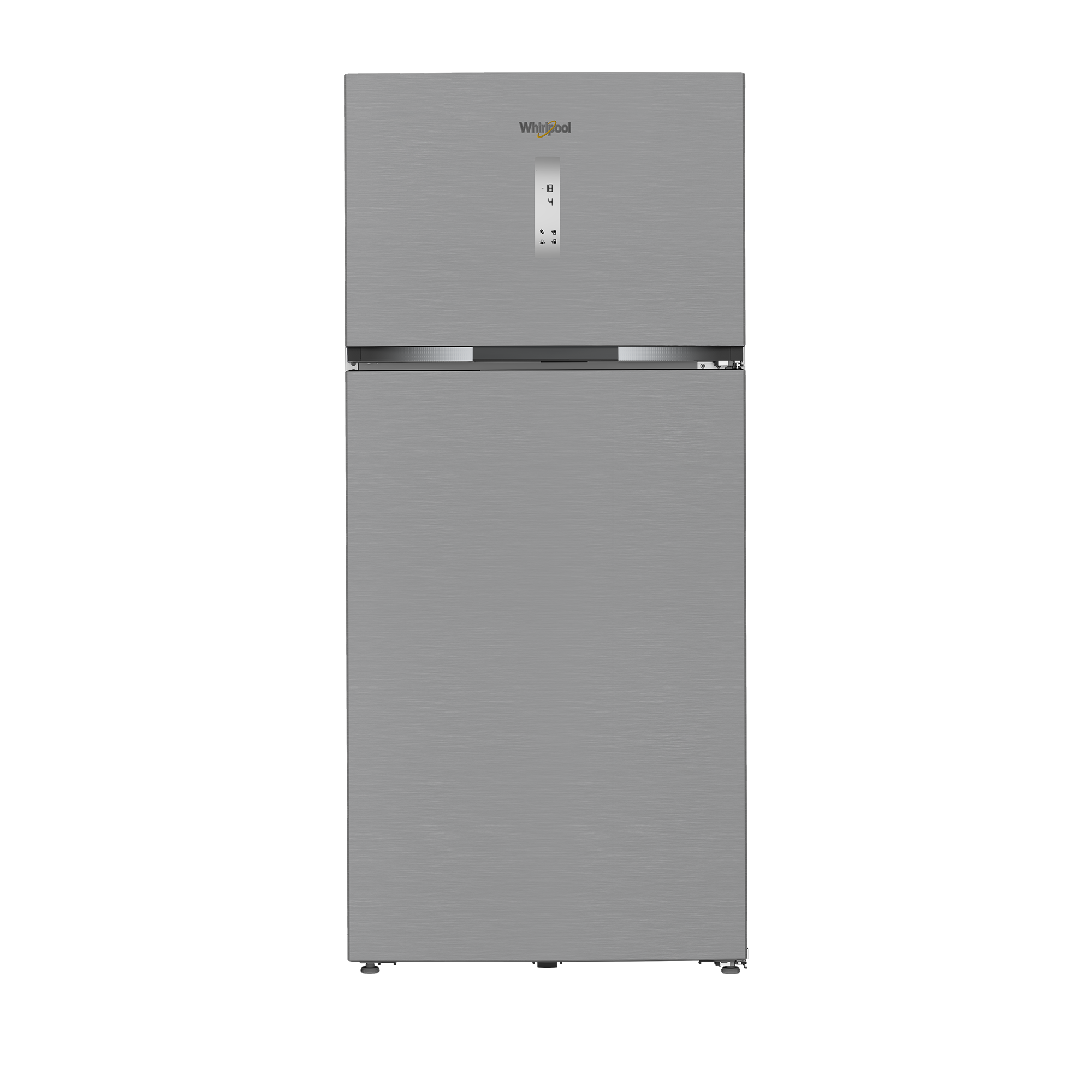 Whirlpool WTMF 836633 XNA Top Mount Fridge Freezer 83cm Inox - Front View