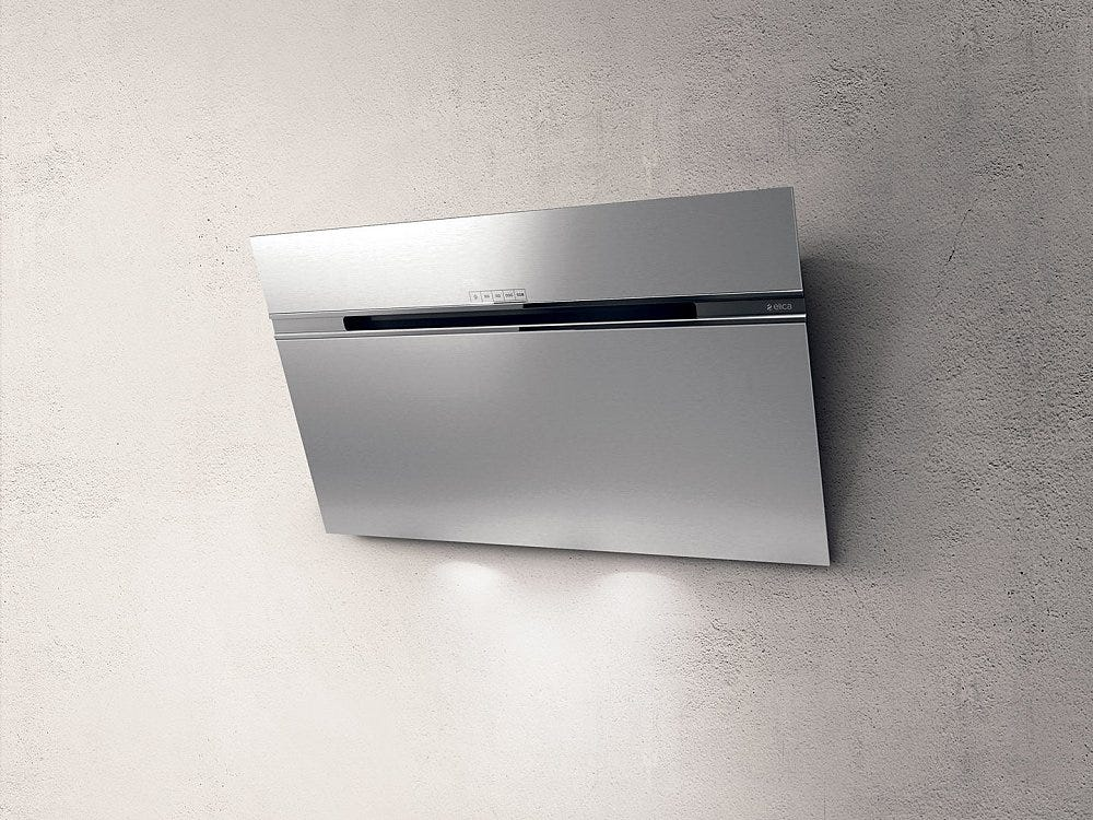 ELICA STRIPE IX/A/90/LX Wall Hood 90cm 900m3/h Grey Glass