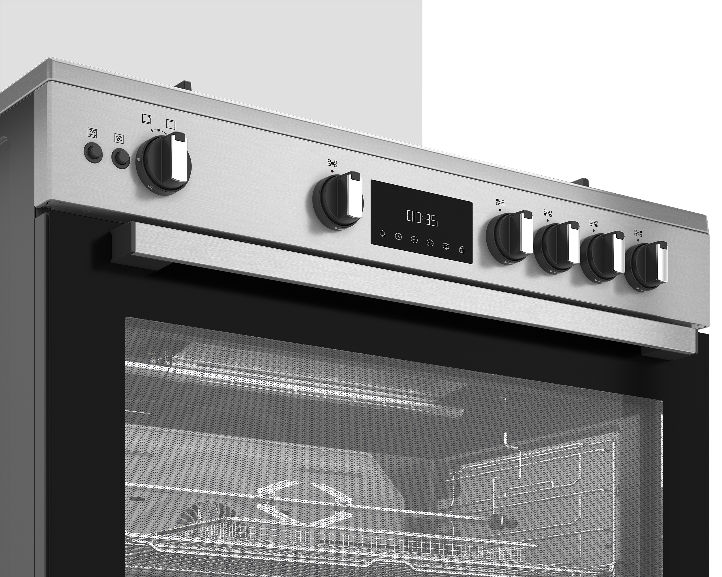 Whirlpool WR90 GGF 33229 XNA freestanding gas cooker product image 6