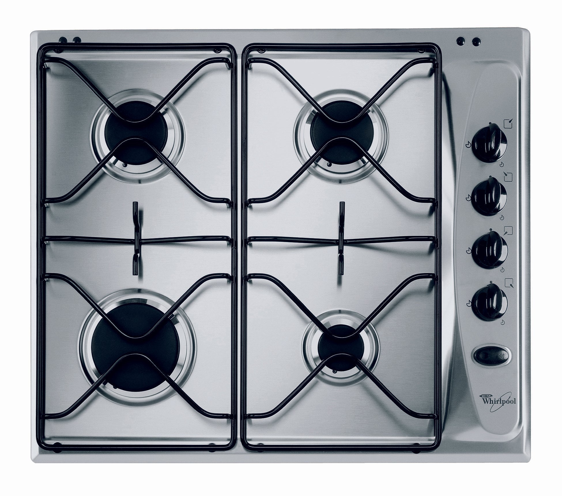 Whirlpool AKM 250 IX gas hob front view