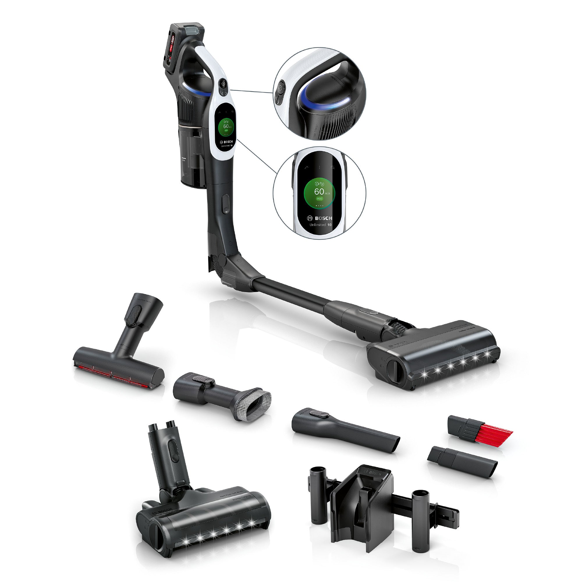 Bosch BCS1041WAC Unlimited 10 Series 10 - Intelligent Smart-Sensing Cordless Vacuum