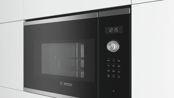 Built In Microwave&Grill 60cm Serie6 H*38cm 25Lit 900W Black