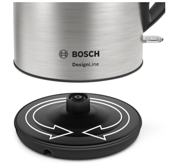 Bosch TWK3P420 DesignLine Water Kettle 1.7L 2400W Stainless Steel product view 10