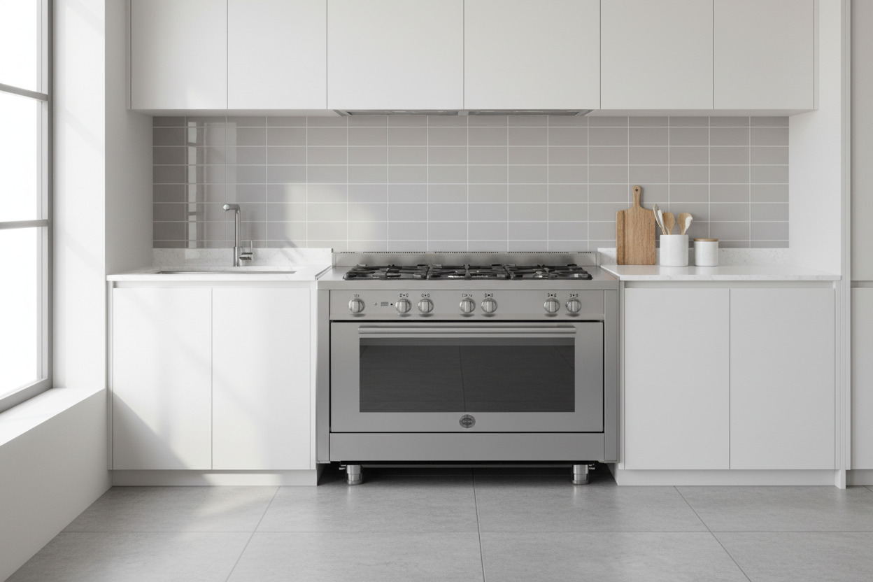 ARDESIA C116GM5VCX Gas Cooker 100cm Cast Iron 133Lit S.Steel