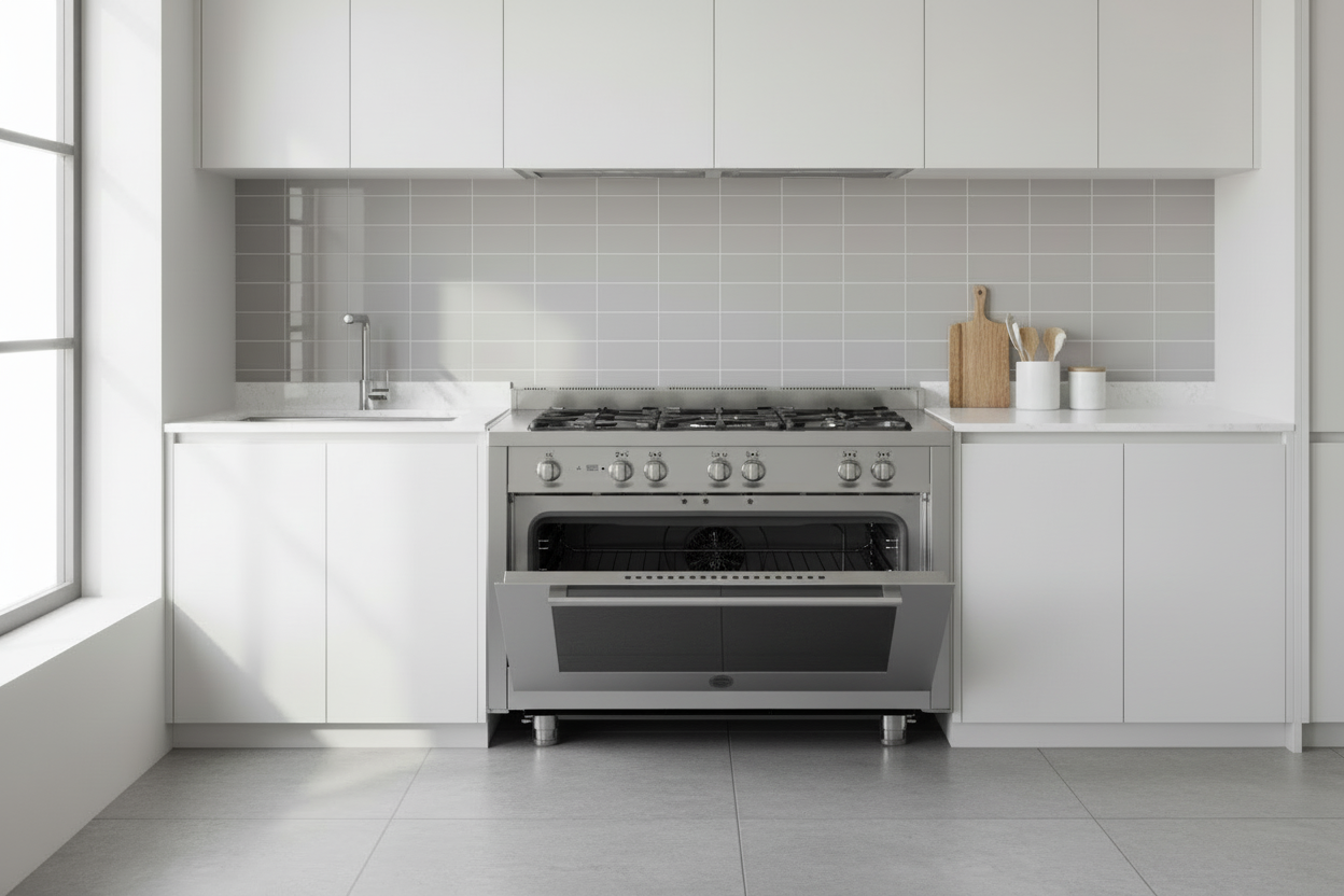 ARDESIA C116GM5VCX Gas Cooker 100cm Cast Iron 133Lit S.Steel