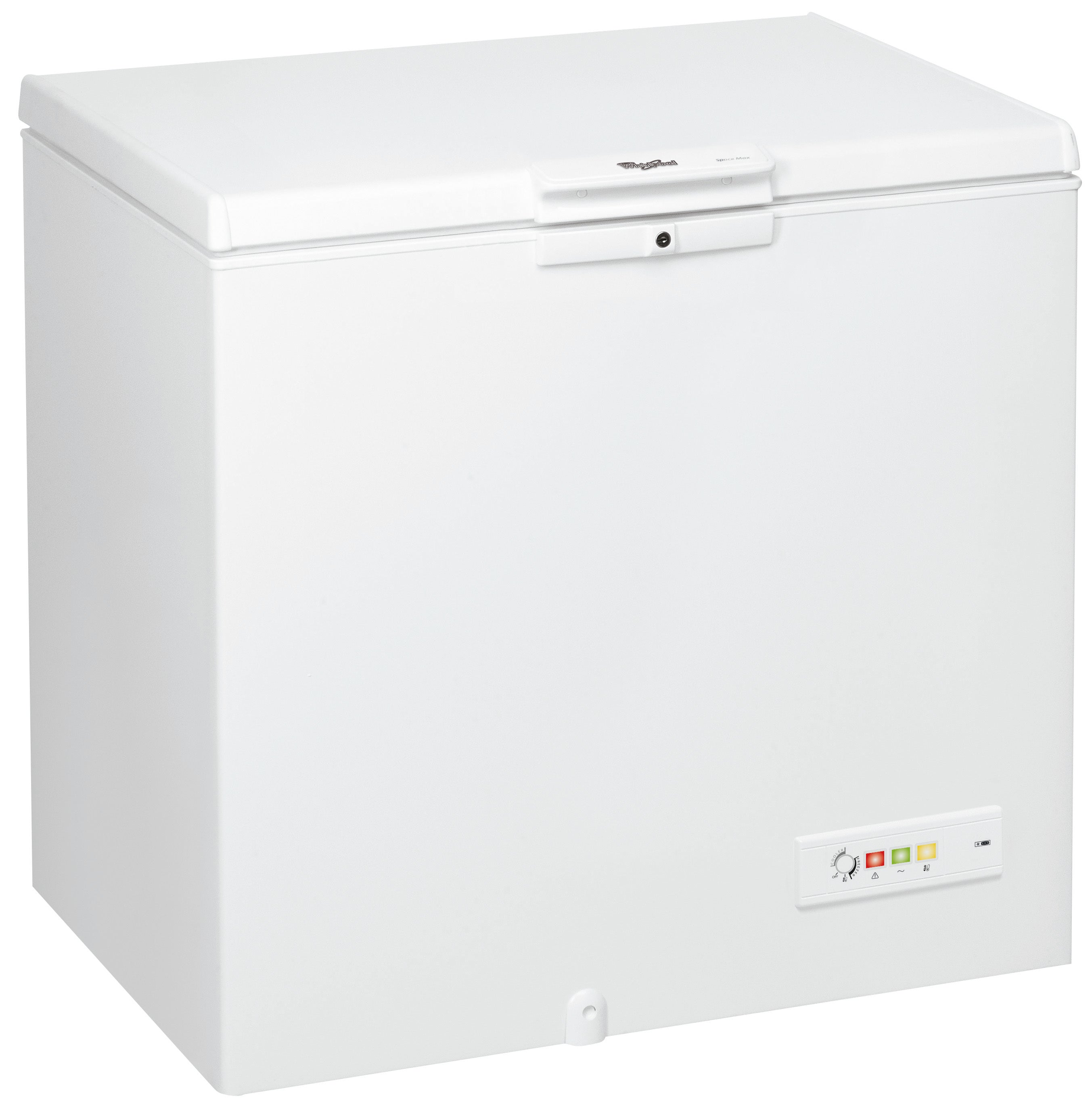 Whirlpool CF 350 A+ 2 Chest Freezer 10cm 255L White - Front View