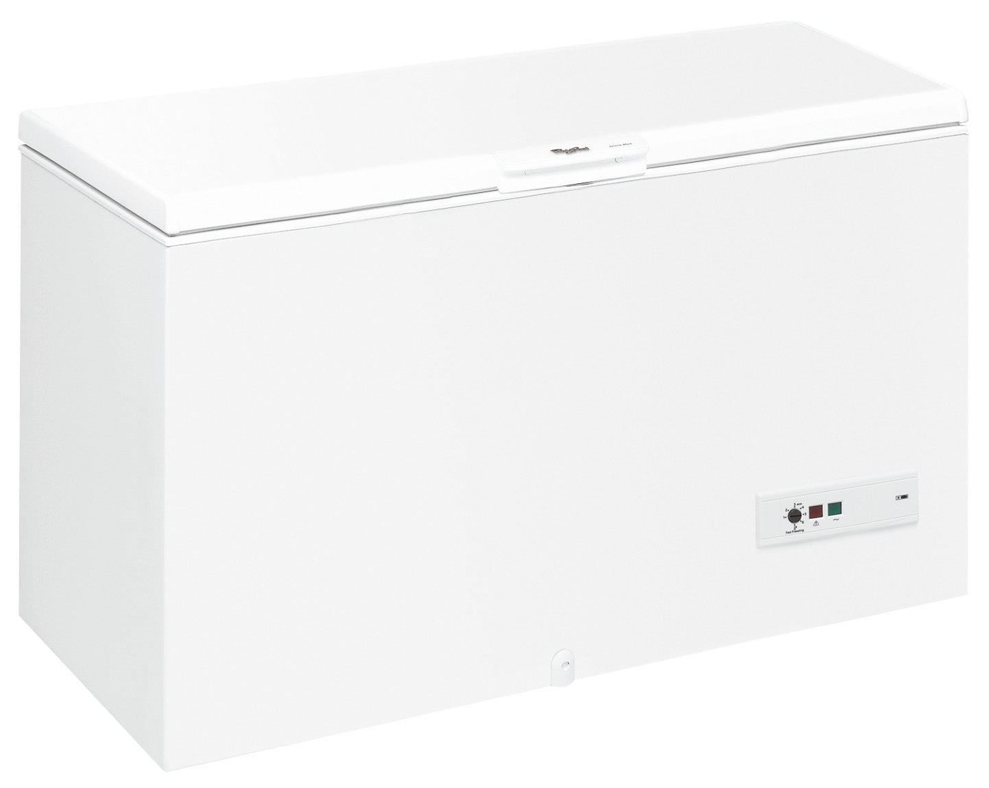 Whirlpool CF610 A+ Chest Freezer 405cm 432L White - Front View