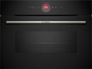 Combi Oven With Microwave 60cm Serie8 H*45cm 45Lit Black+S.Steel Handel