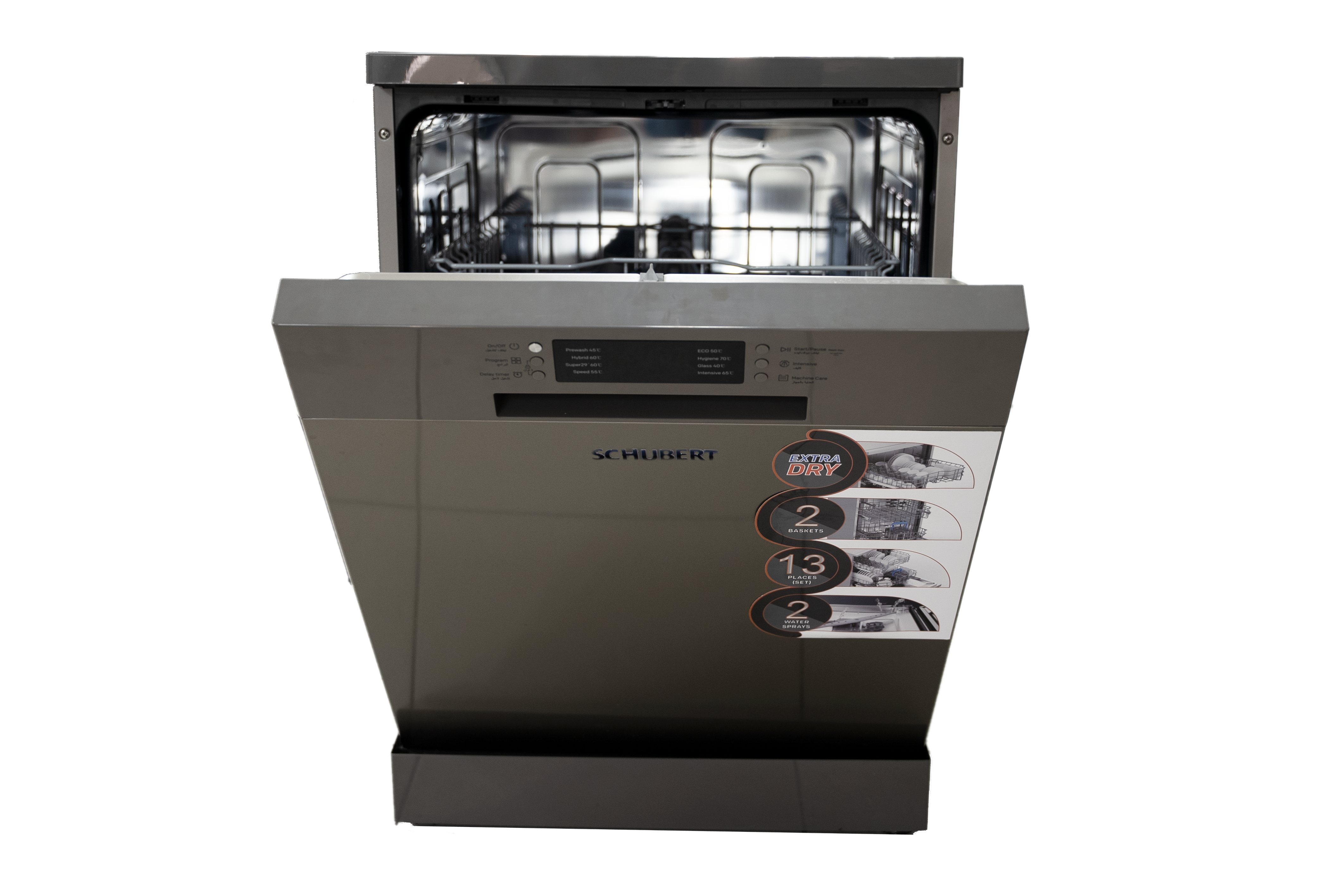 Dishwasher 8prog 2-Rack A++ Inox