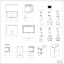 Elica LHOV COMBISTEAM BL/A/90 Induction Hob+Hood+Oven Combi Steam 90cm 1200m3/h 63Lit A+ Black