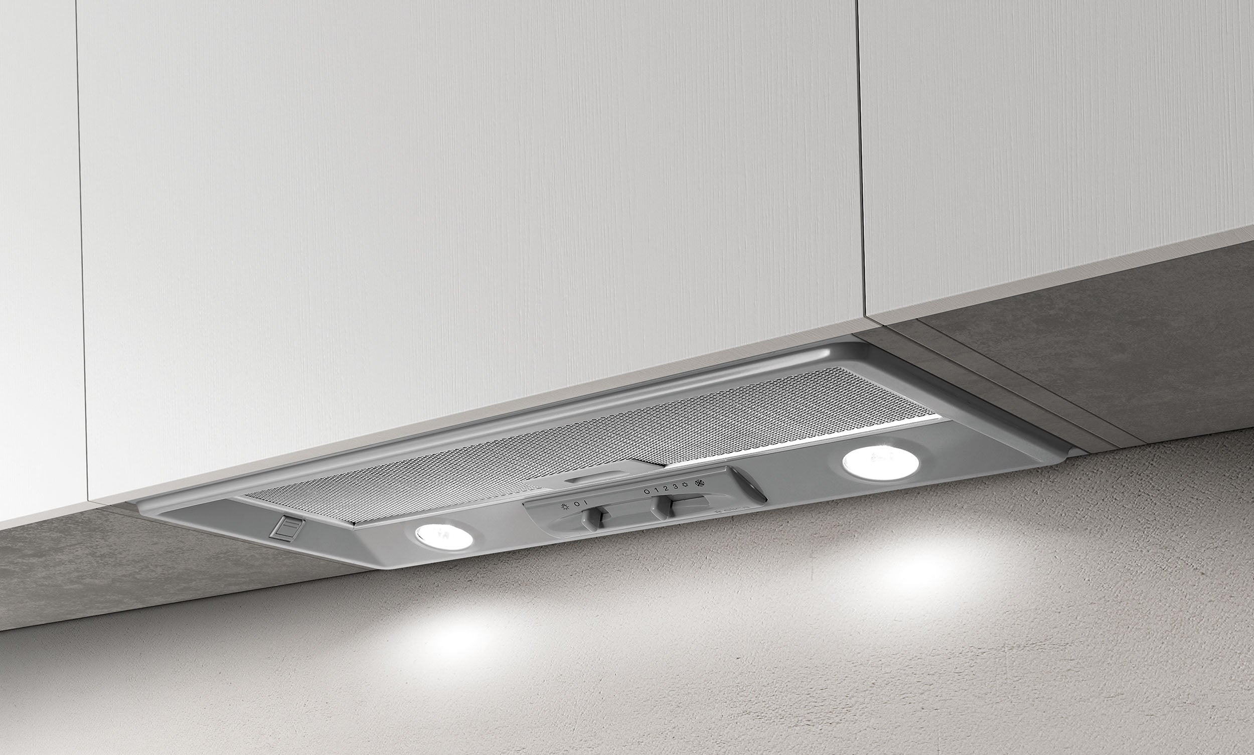 Elica ELIBLOC 3 GR/F/60 60cm hood in grey at Tahboub Appliances Jordan