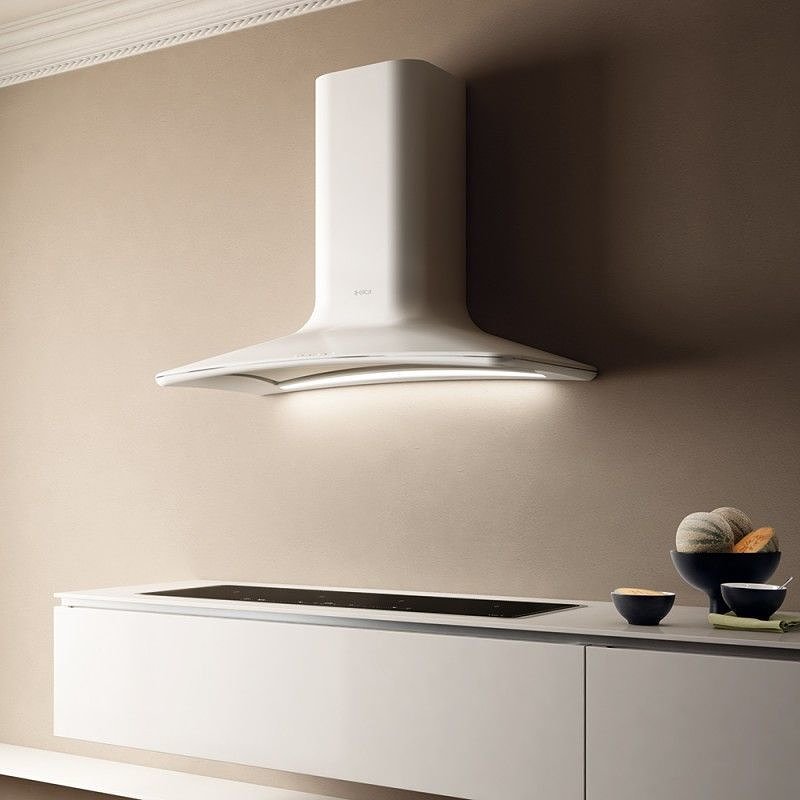 Elica SWEET IVORY F/85 85cm hood in ivory at Tahboub Appliances Jordan