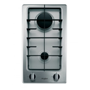 Whirlpool GMD 20S (IX) Gas Hob 30cm 2 Burners S.Steel