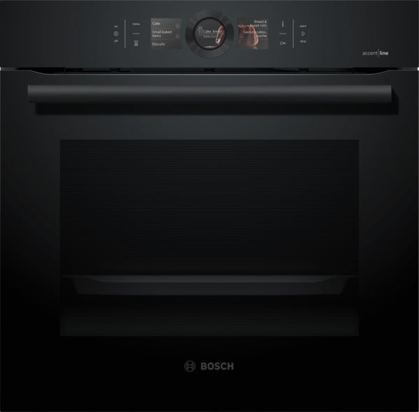 BOSCH Built in Elec Oven 60cm 71lit TFT Screen Accentline