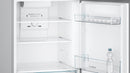 Top Mount Freezer-Fridge 60cm Serie 2 225Lit Inox look-metallic