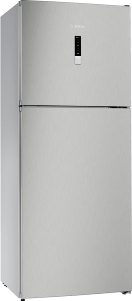 BOSCH Top Mount Freezer-Fridge 70cm Serie 4 328Lit  Led S.Steel look