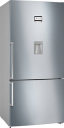 Bottom Mount Fridge/Freezer Serie6 86cm &IceTwister 619lit A++ Inox