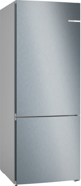 BOSCH Bottom Mount Fridge/Freezer Serie4 70cm 505lit A++ Inox