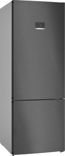 Bottom Mount Fridge/Freezer Serie4 70cm 505lit A++ Black S.Steel Digital LCD