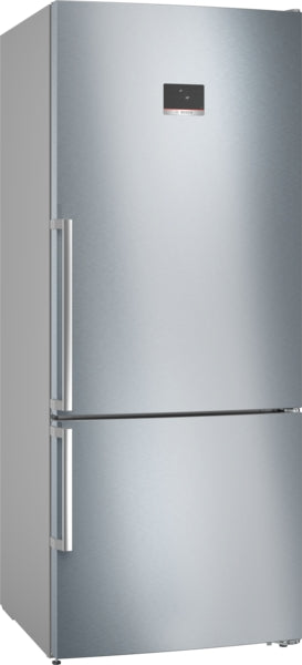 BOSCH Bottom Mount Fridge/Freezer Serie6 75cm 521lit A++ Inox Digital LCD