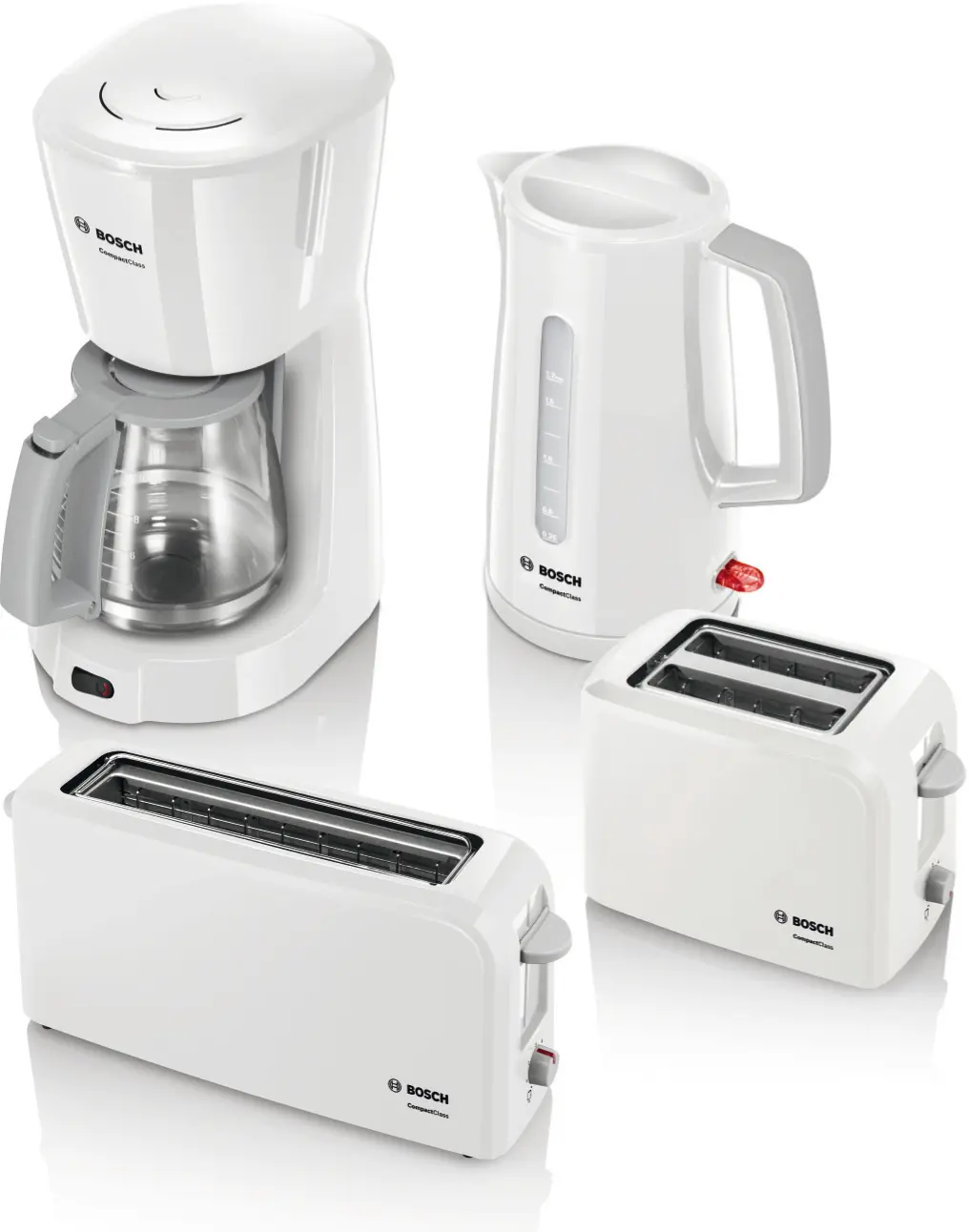 Bosch TKA3A031 CompactClass Extra Filter Coffee Maker 1100W White product view 26