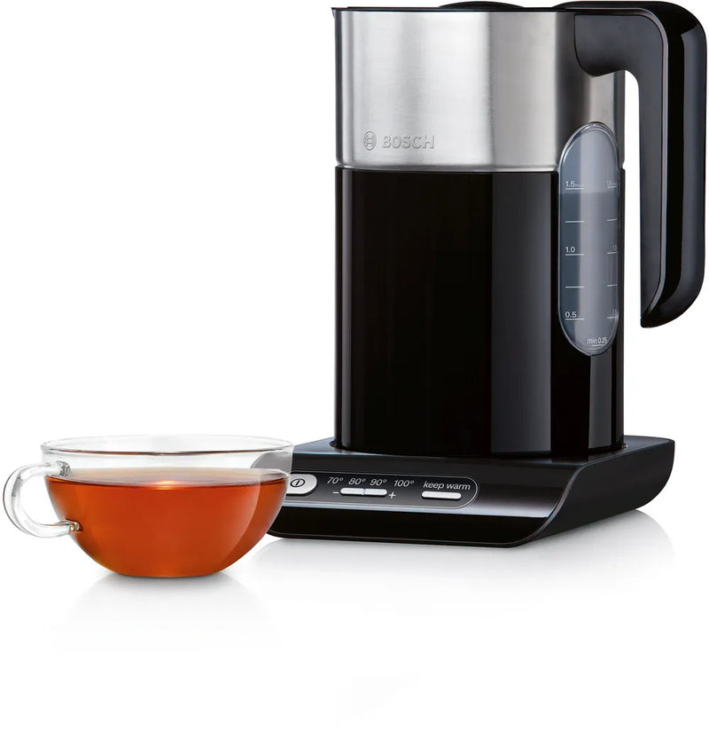 Water Kettle 1.5Lit 2000-2400W Black+S.Steel