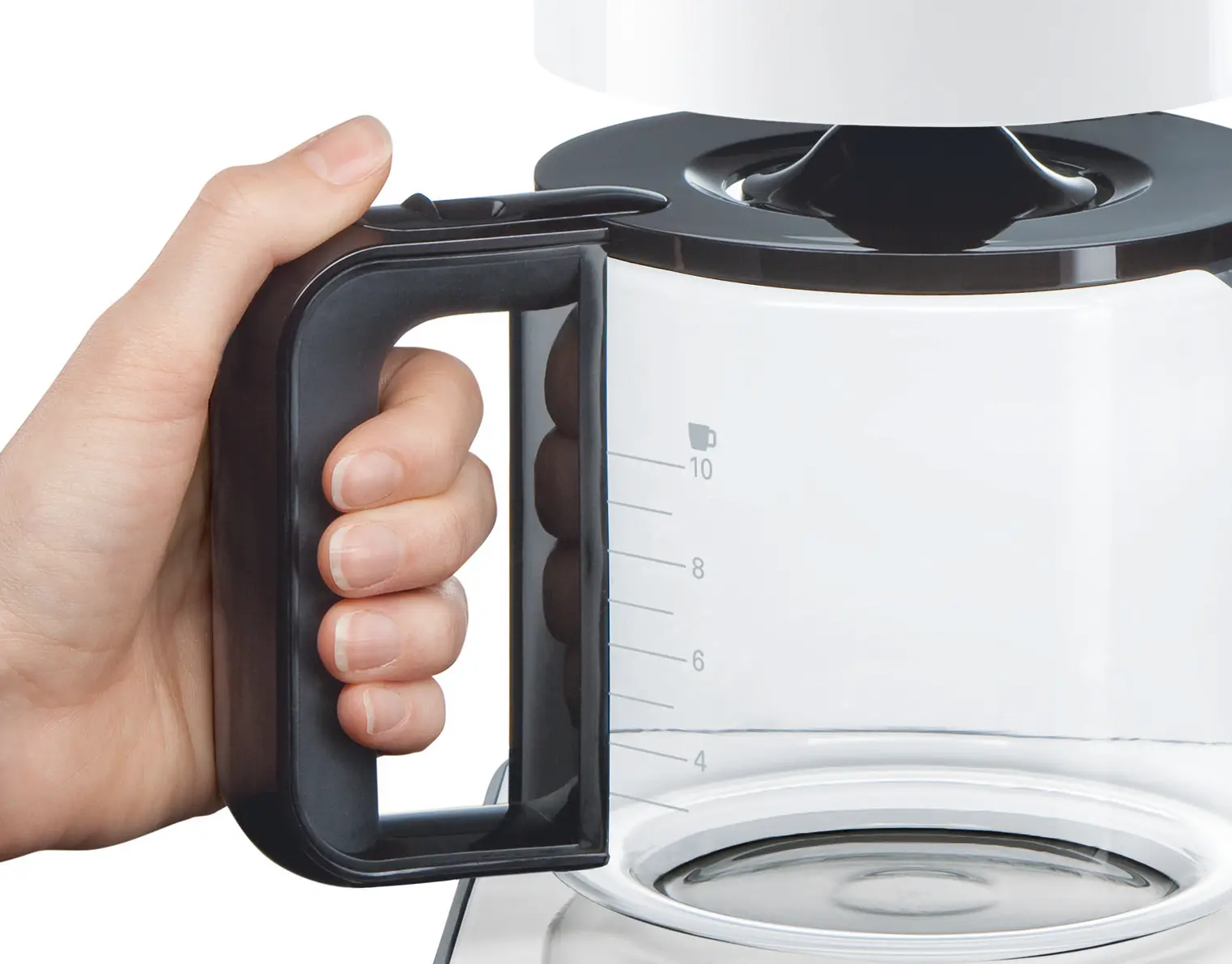 Bosch TKA8011 Styline Filter Coffee Maker 1160W White product view 3