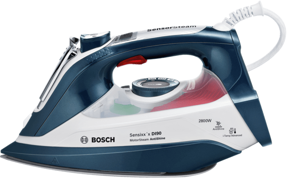Bosch TDI902836A Sensixxx DI90 AntiShine Compact Steam Generator 2800W White Black main product image