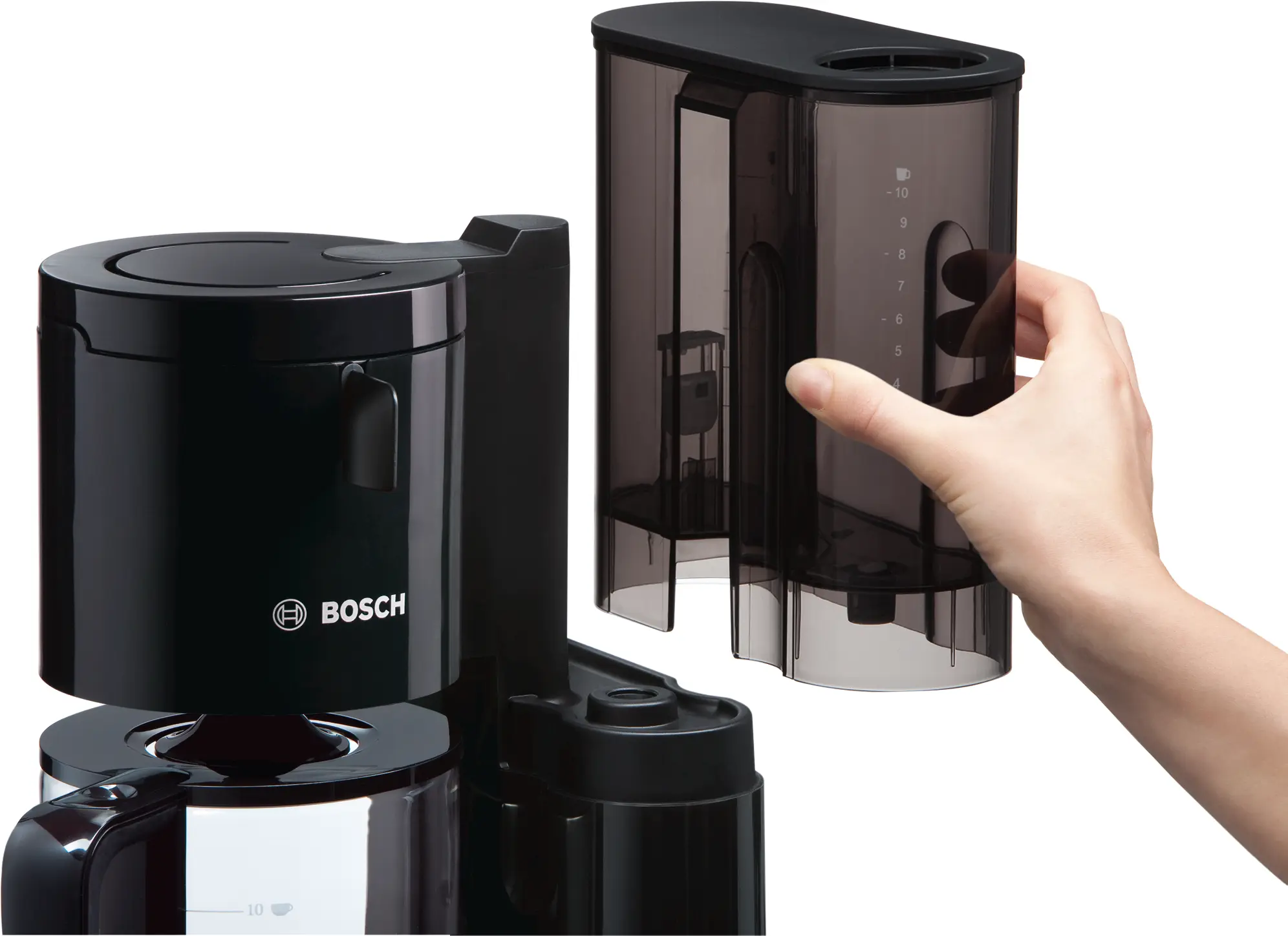 Bosch TKA8013 Styline Filter Coffee Maker 1160W Black product view 6
