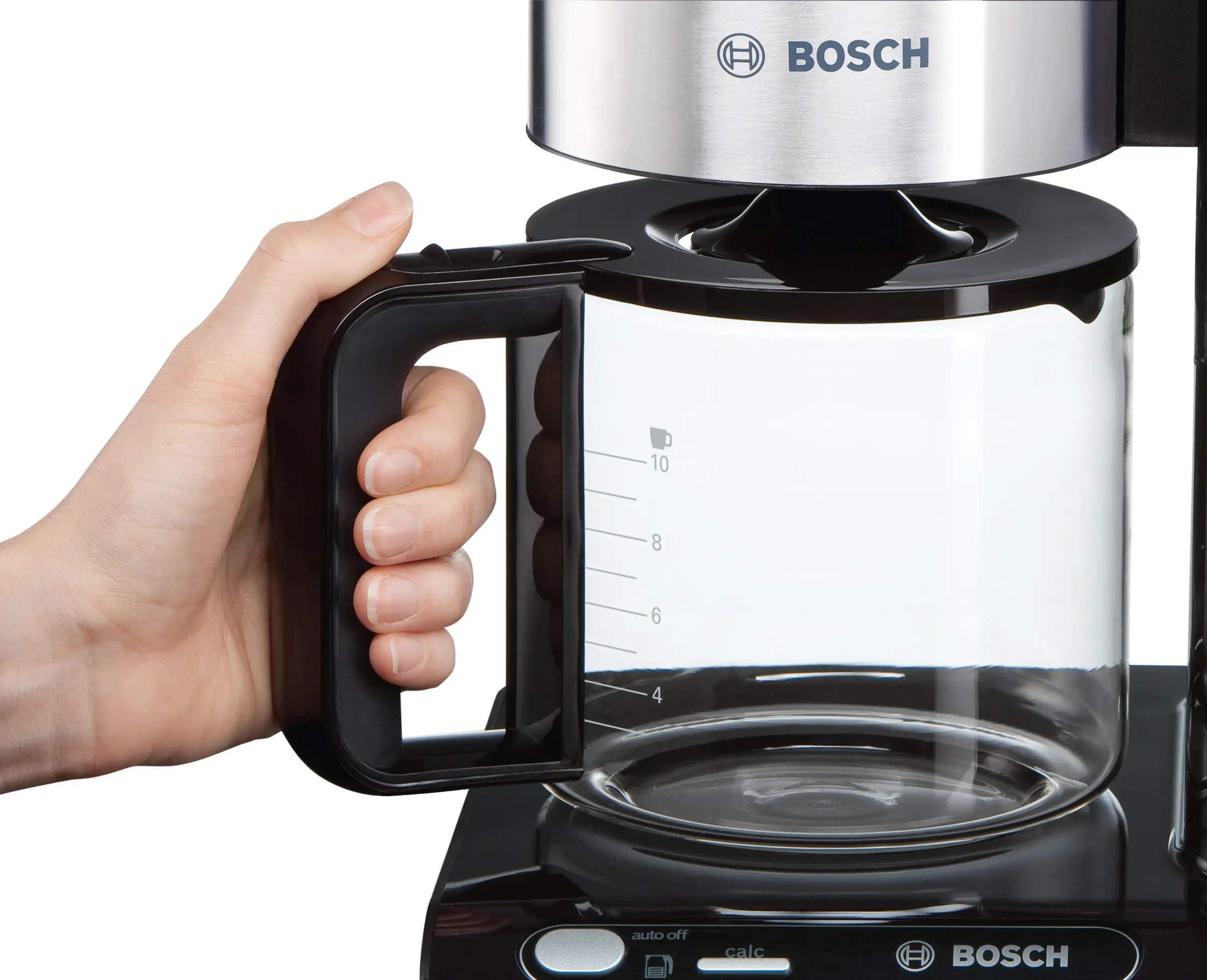 Bosch TKA8633 Styline Filter Coffee Maker 1160W Black product view 6