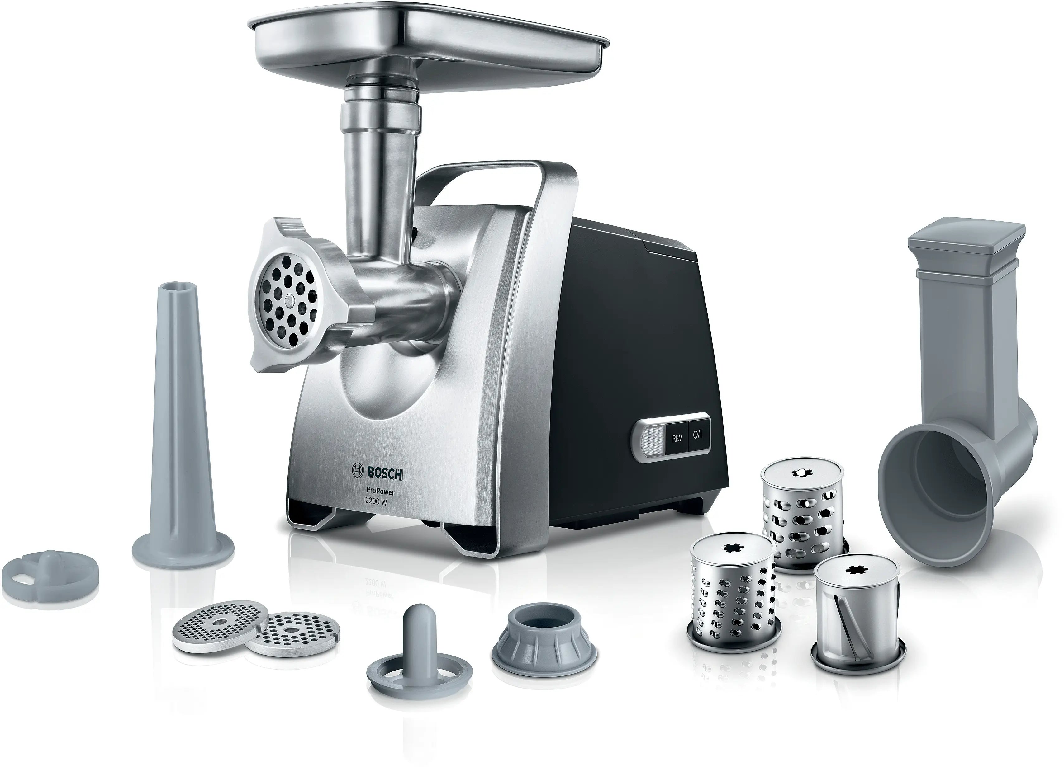 Bosch MFW68640 ProPower meat mincer with complete accessory set