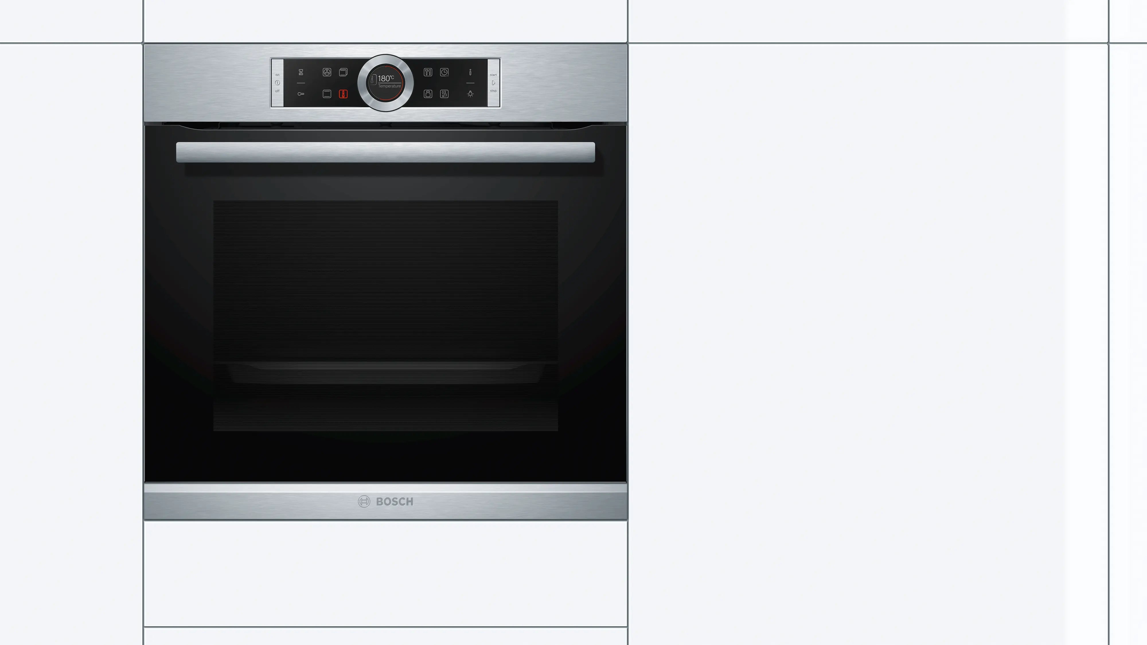 BOSCH HBG635BS1 Built in Elec Oven Serie8 60cm 71lit A+ S.Steel