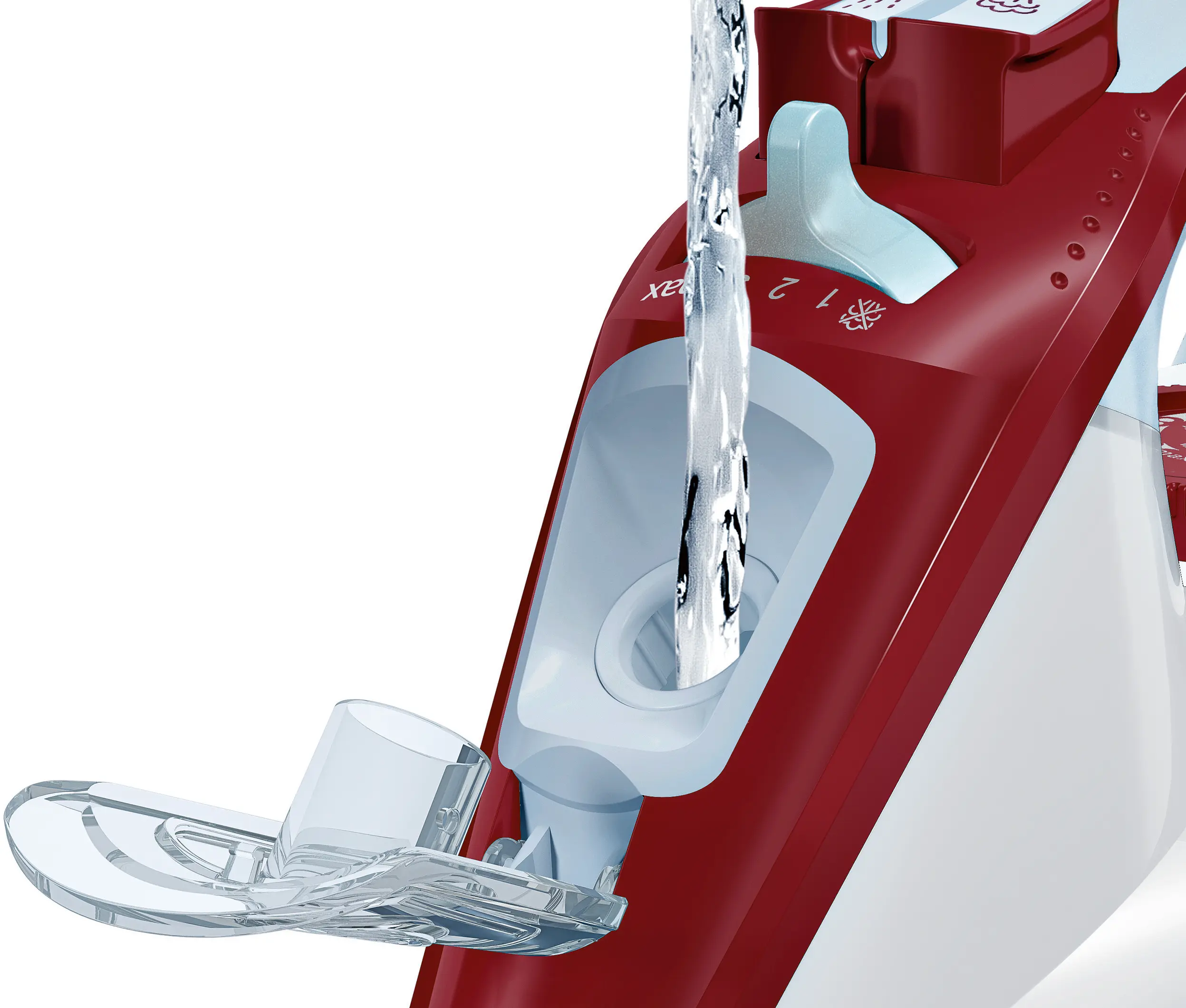 Bosch TDA3024010 Sensixxx DA30 Steam Iron 2400W Red White product view 5