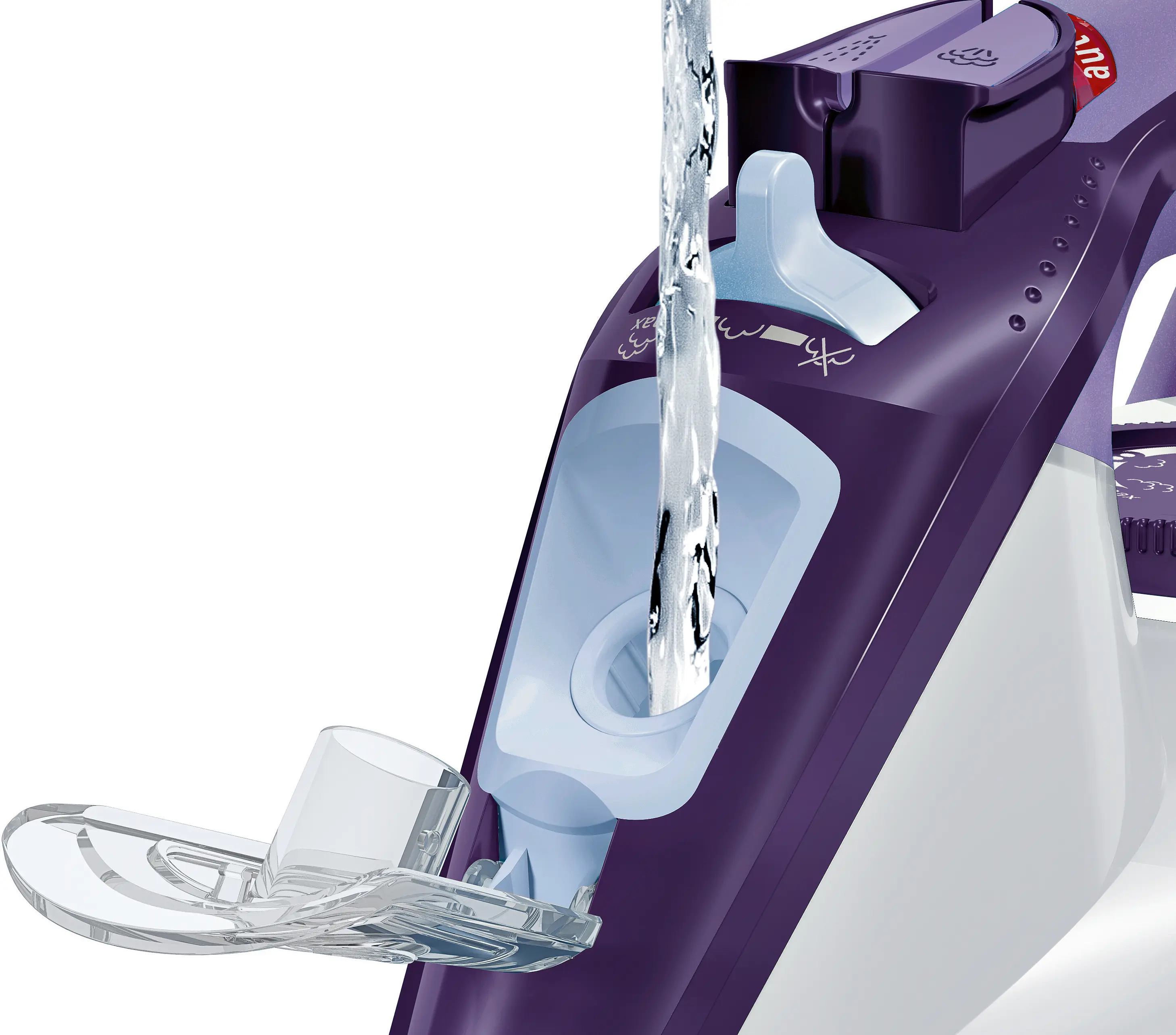 Bosch TDA3026110 Sensixxx DA30 Steam Iron 2600W Purple White product view 9