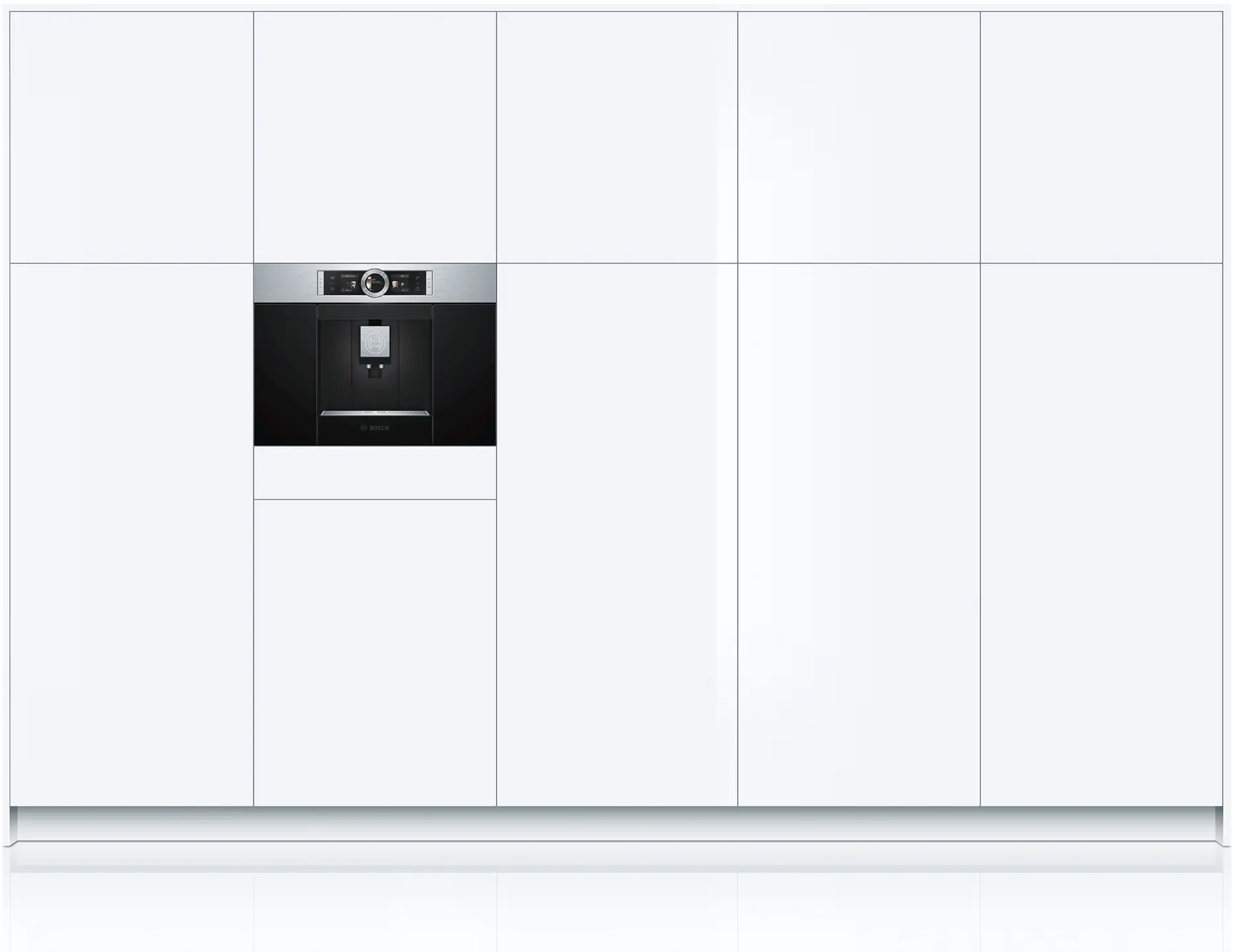 Bosch CTL636ES1 Series 8 Built-In Fully Automatic Coffee Machine Stainless Steel product view 3