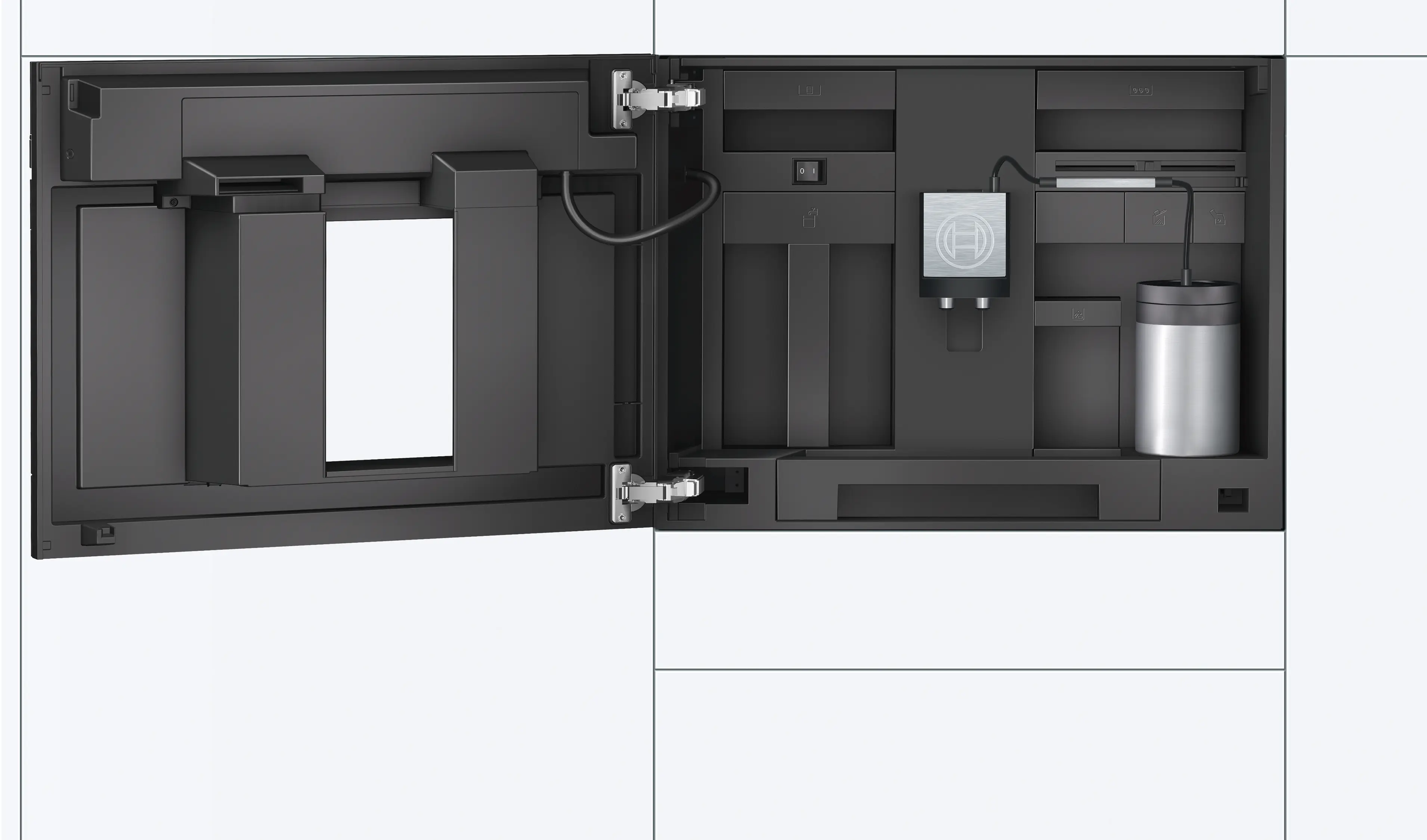 Bosch CTL636ES1 Series 8 Built-In Fully Automatic Coffee Machine Stainless Steel product view 6