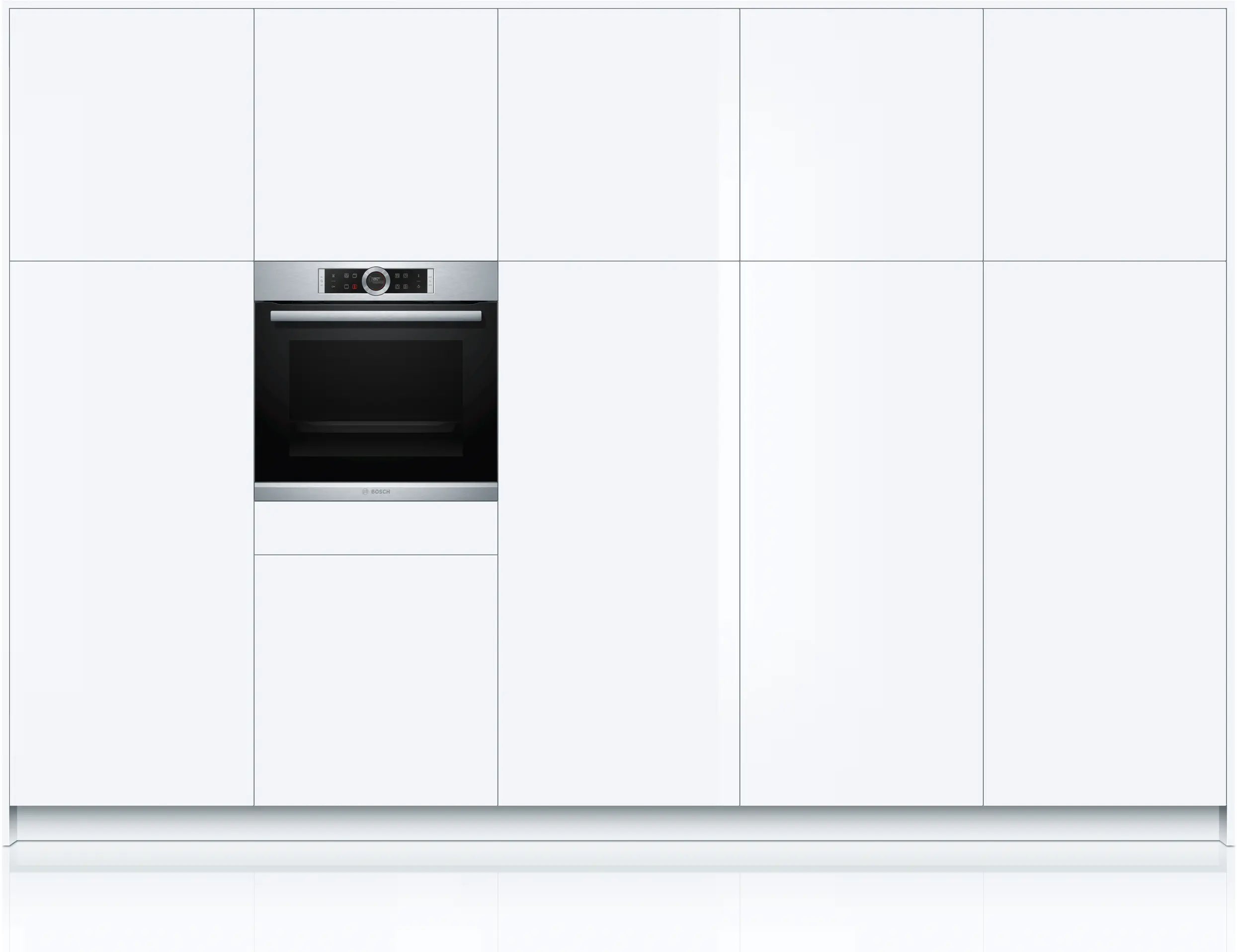Bosch HBG635BS1 Serie 8 Built-In Electric Oven 60cm 71L Stainless Steel - Bosch Built-in electric oven product image 5