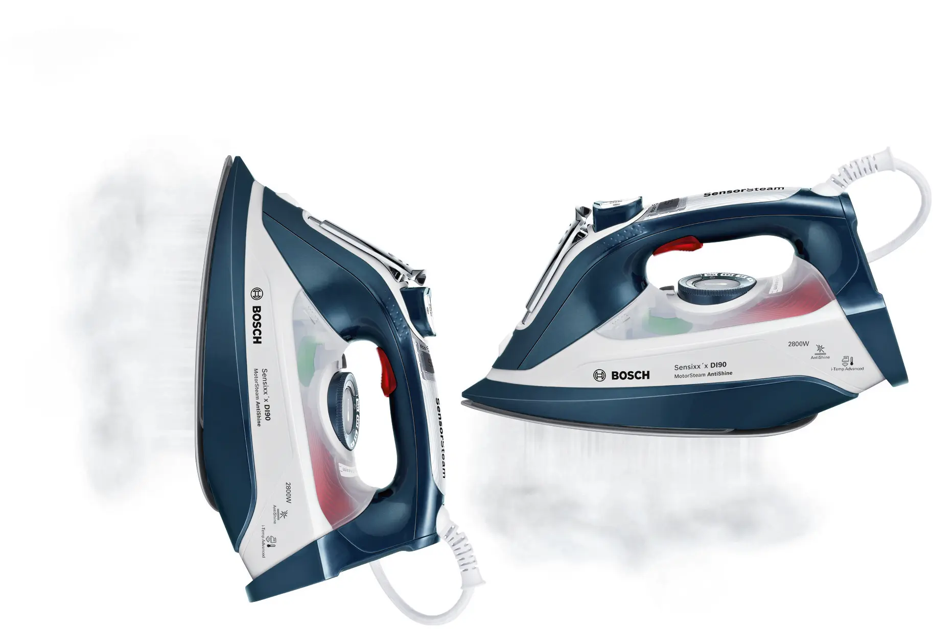Bosch TDI902836A Sensixxx DI90 AntiShine Compact Steam Generator 2800W White Black product view 8