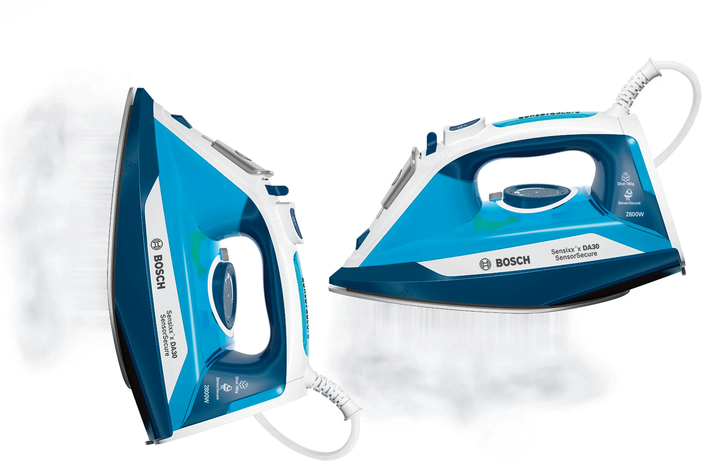 Bosch TDA3028210 Sensixxx DA30 SensorSecure Steam Iron 2800W Blue product view 8