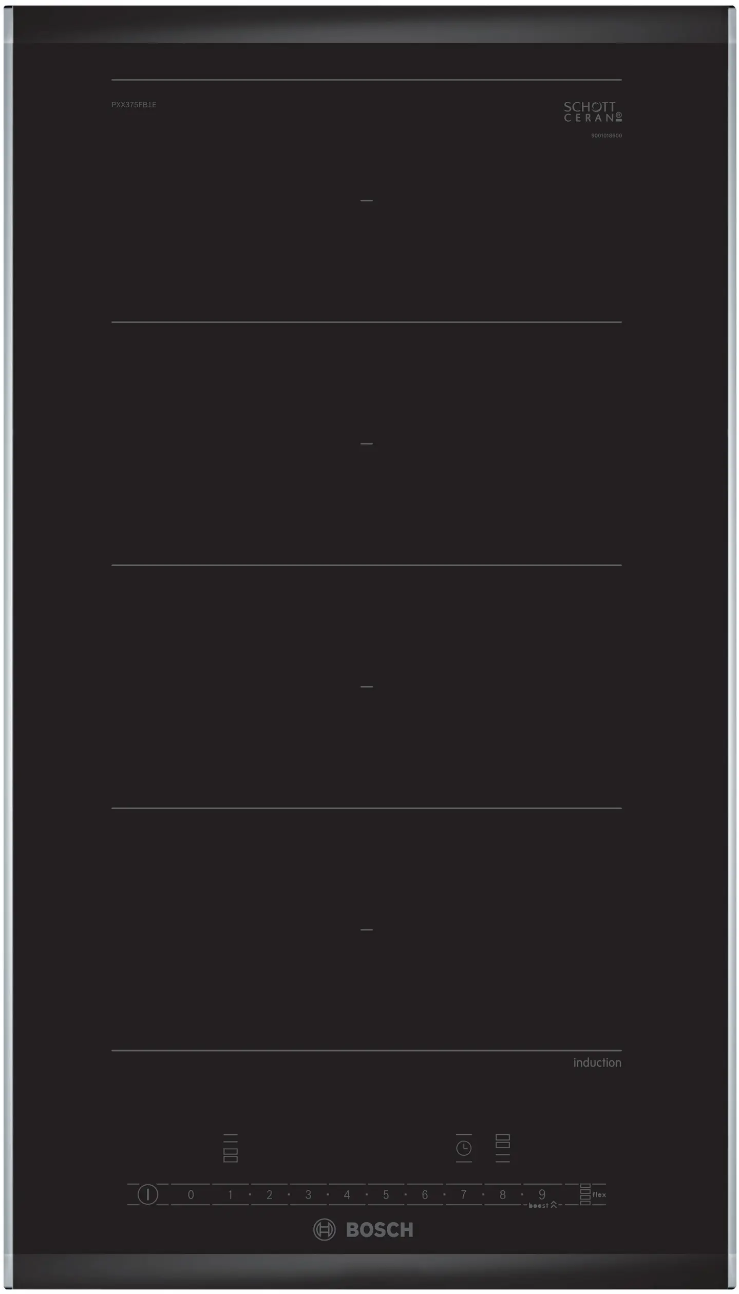 Bosch PXX375FB1E Series 6 Induction Hob 30CM FlexInduction FlexInduction PowerBoost