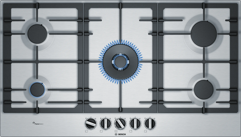 BOSCH PCR9A5B90M Built In Gas Hob 90CM S.Steel Serie6