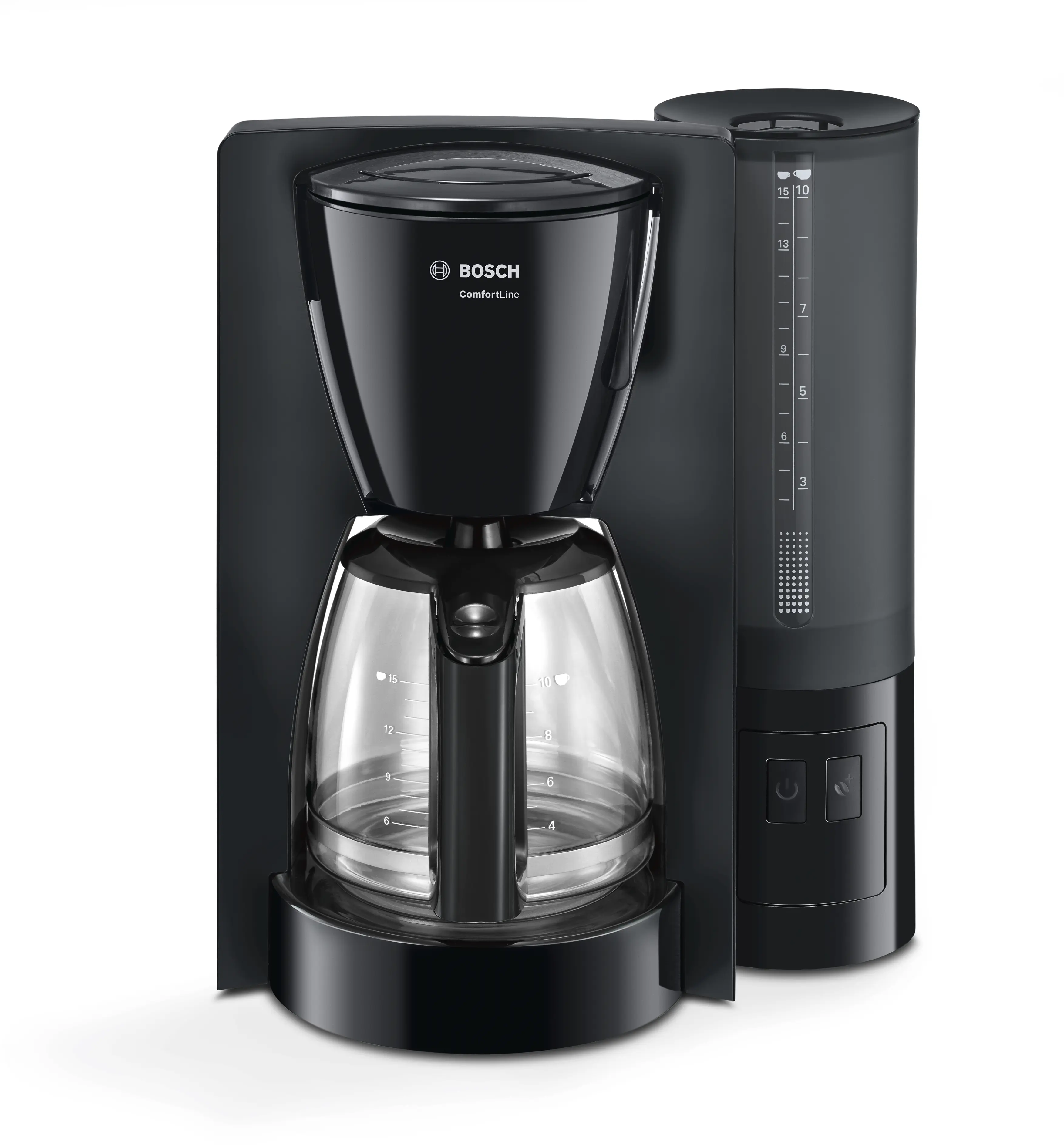 Bosch TKA6A043 ComfortLine Filter Coffee Maker 1200W Black product view 3